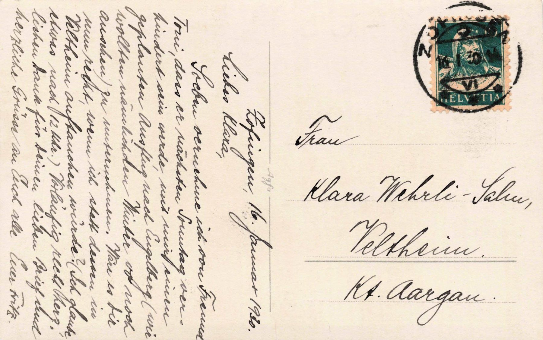 Cartoline postali: Zofingen – Usato da Biasca venduto da Blenio71 1