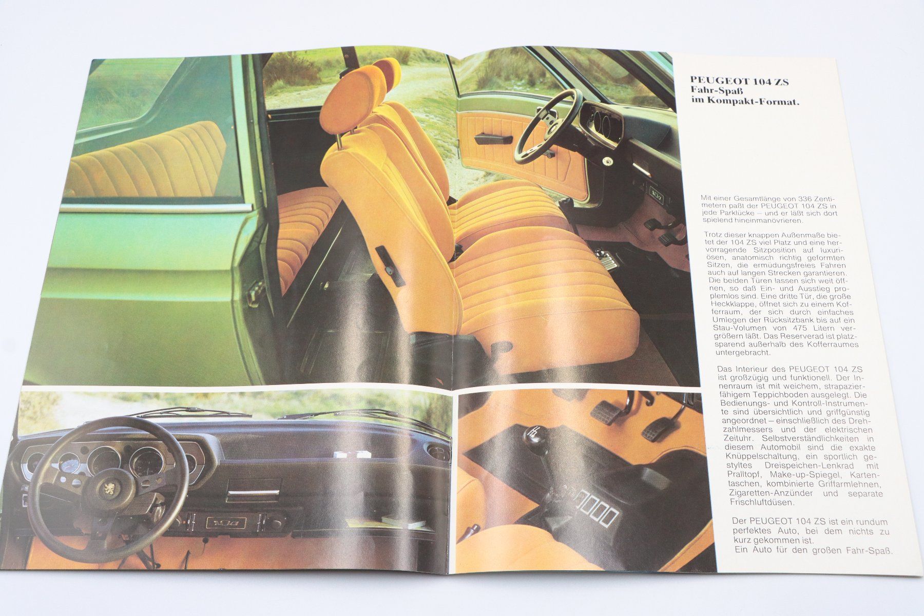 Peugeot Documenti: Peugeot 104 1977 Prospekt – Usato da Bühl b.Aarberg venduto da Collectorpassions 3