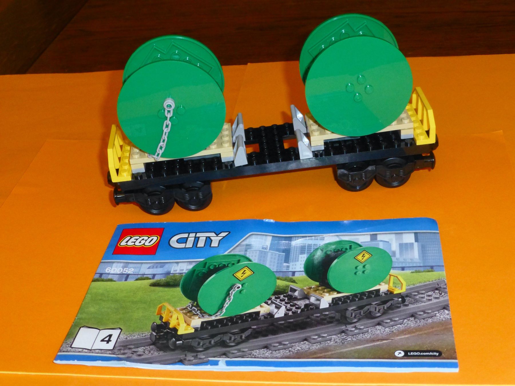 Lego Giocattoli: Lego Eisenbahn / Kabelwaggon aus Set 60052 – Usato da Langnau am Albis venduto da Maugli