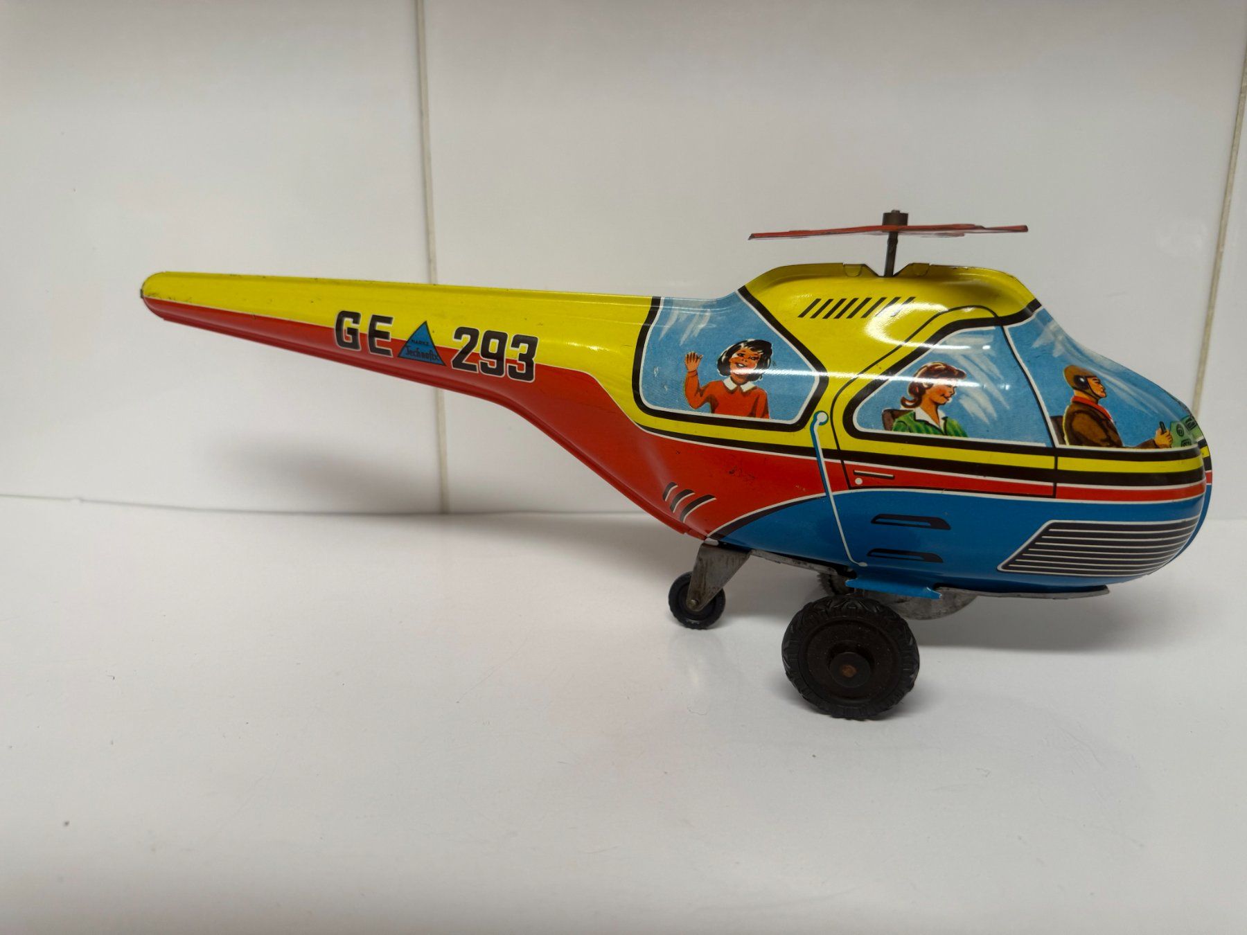 Technofix Giocattoli: Technofix grosser Helikopter GE 293 Propeller  fehlen 344 – Usato da Stäfa venduto da elcondor245