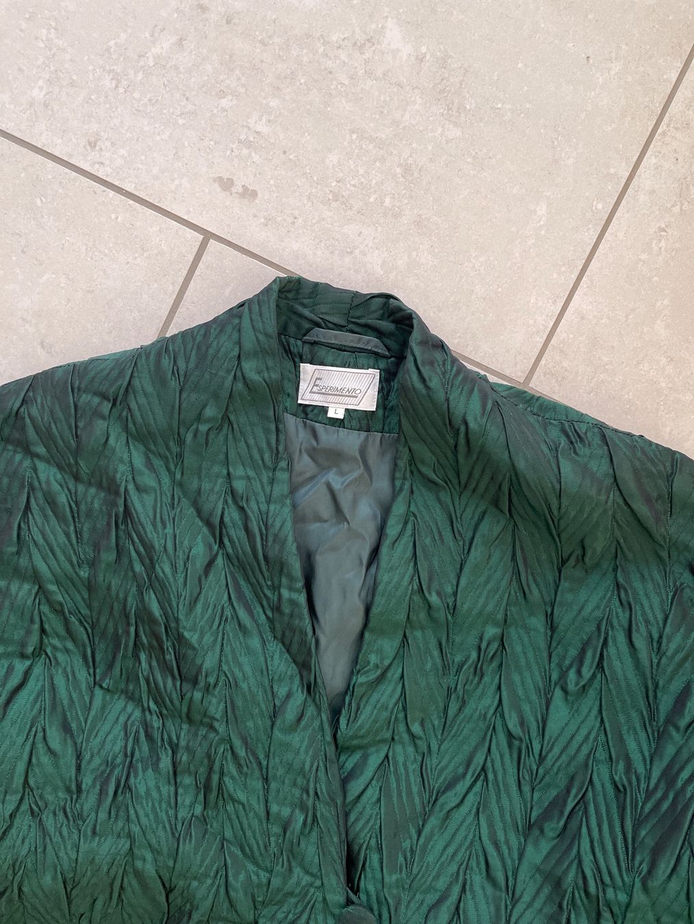 Jacken: Grüne Sommer Jacke / Übergangsjacke, Grösse 40, VINTAGE – Gebraucht aus Gutenswil von yneB1943 1