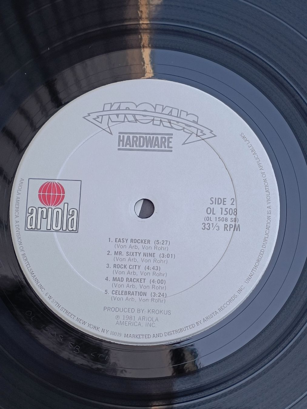 Dischi in vinile: LP Or Promotion Only / Krokus - Hardware Handsigniert ! – Usato da Brugg AG venduto da Ente015 6