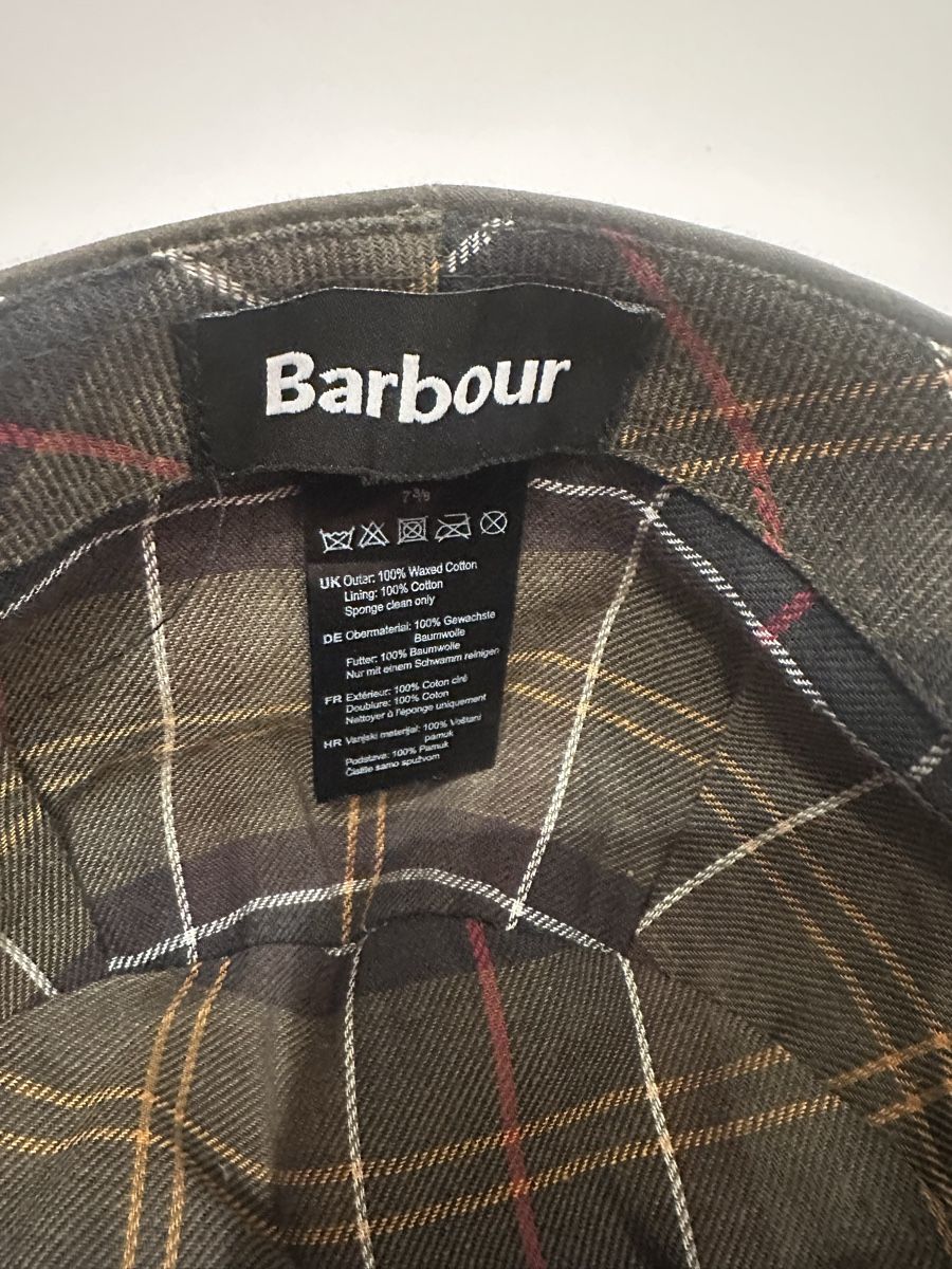 Barbour Copricapi, berretti & cappellini: Barbour flat cap hut kappe Mütze gr 59 oder 7 3/8 – Usato da Oberwil BL venduto da Nileferd 5