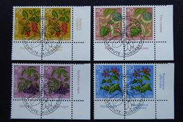 (i476) PJ Paare: 1976 J257 - J260 mit ET Vollstempel
