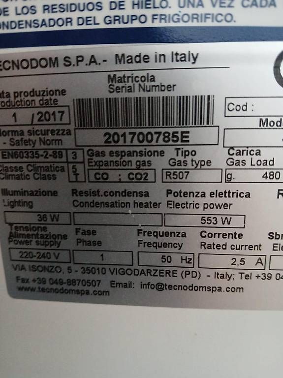 Frigoriferi: Tecnodom Kühlvitrine 220-240V – Usato da Schwanden im Emmental venduto da reskuehni 4