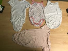 4 H&M Bodys kurz Gr. 92