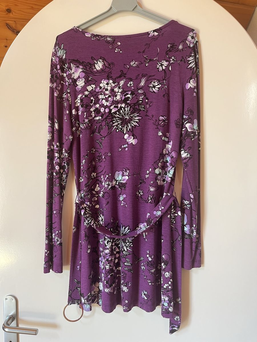 S.Oliver Vestiti: s.Oliver Kleid / Lila / Blumenmuster / Gr. 36 – Usato da Hünibach venduto da s.leptir 2