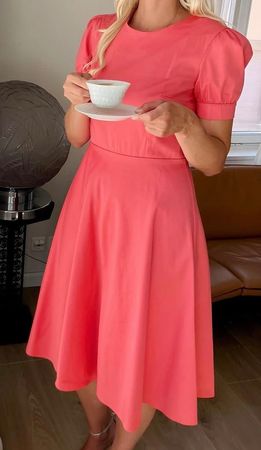 Baumwolle Kleid mit Futter