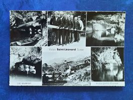 Ansichtskarte Saint Léonard, Lac Souterrain, gest. 1962