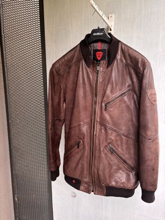 Strellson Herren Lederjacke braun, Top Zustand, Grösse M