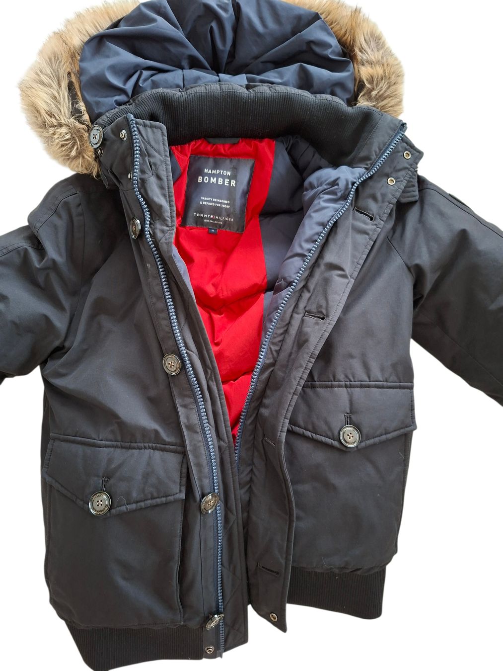 Tommy Hilfiger Giacche: Parka Tommy courte noire chaude avec capuche – Usato da Renens VD venduto da ser_j2fn 2