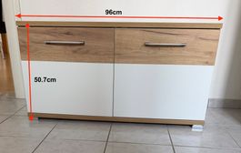 Kommode Holzoptik gebraucht Zustand sehr gut (Garderobe)
