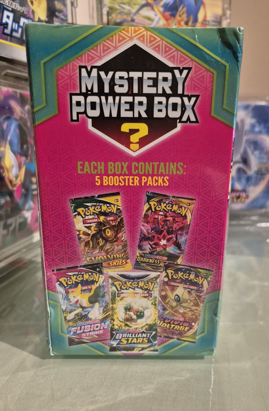 Pokmon Mystery Power Box 5 Booster Pack Englisch 2022 (Neu (gemss  Beschreibung)) in Aesch BL fr CHF 125  mit Lieferung auf Ricardo kaufen