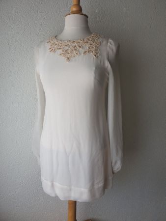 KLEID TUNIKA SEIDE S FRENCH CONNECTION SEIDENKLEID SILK TOP
