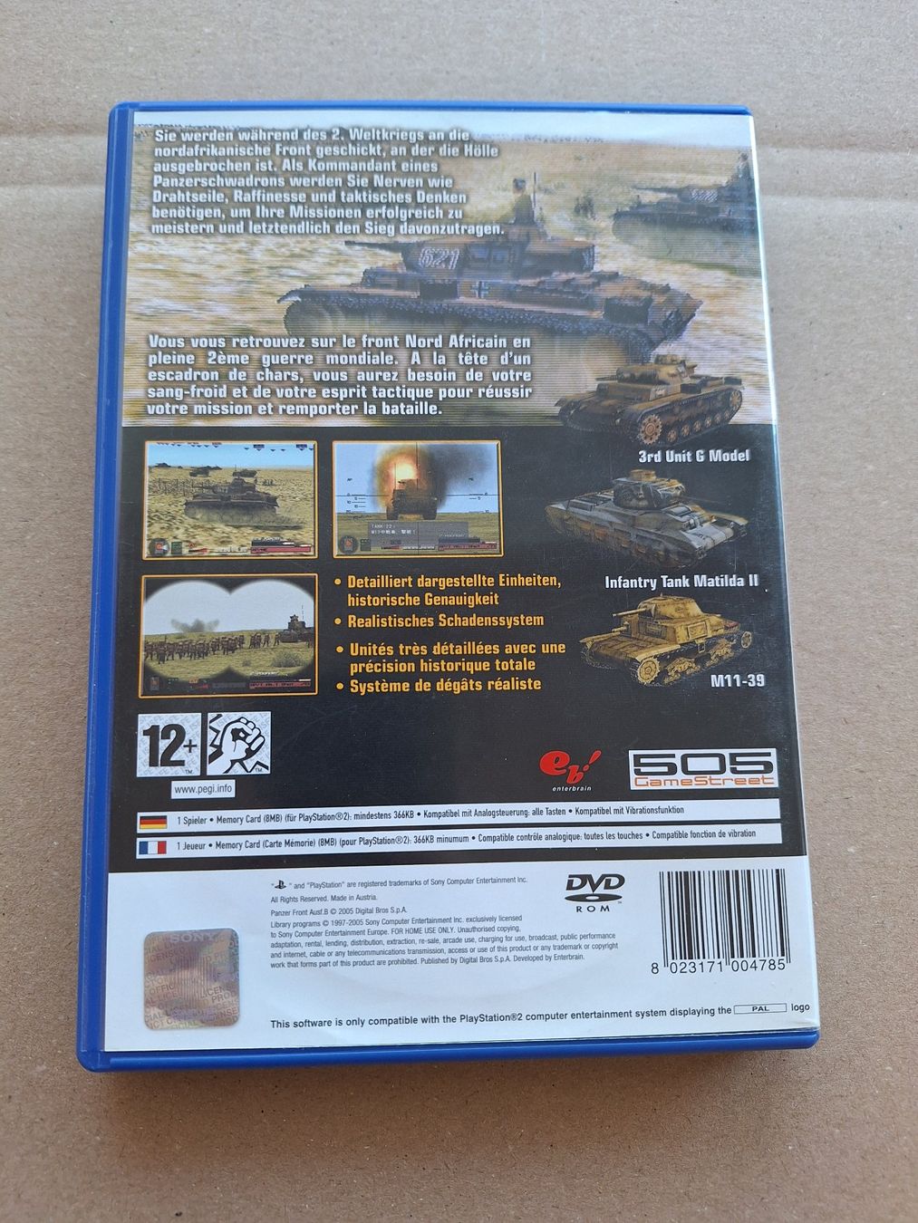 Giochi: Panzer Front Ausf. B - PS2 – Usato da Altstätten SG venduto da GGsGameshop 1