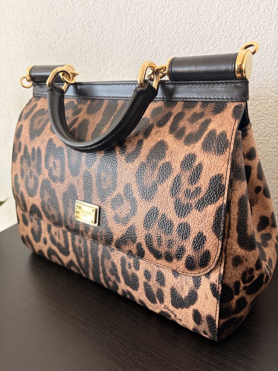 Dolce & Gabbana Borse da donna: Dolce&Gabbana Sicily bag in leopard print – Nuovo (secondo la descrizione) da Dübendorf venduto da fra_h2bp 1