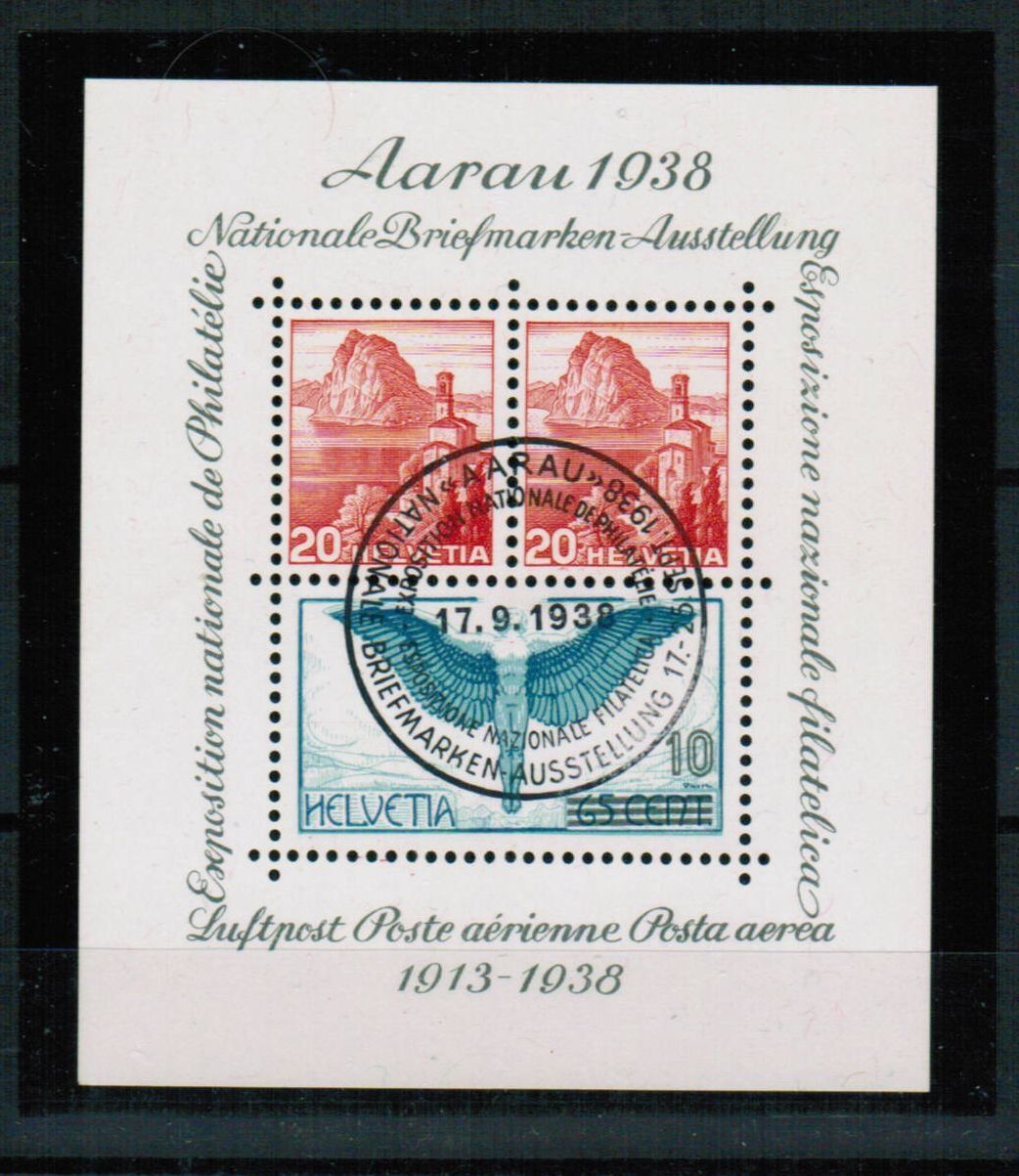 Alle Briefmarken: AARAUER Block - gestempelt – Gebraucht aus Bern von peri02