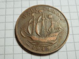 Großbritannien ½ Penny, 1949