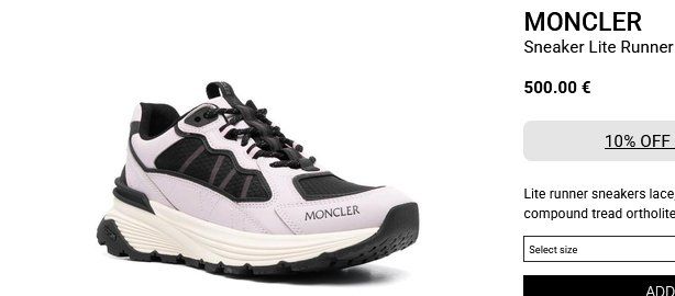 Moncler Damenschuhe: Moncler Lite Runner Trainers Sneakers 38 – Gebraucht aus Collonges von Auganien 9