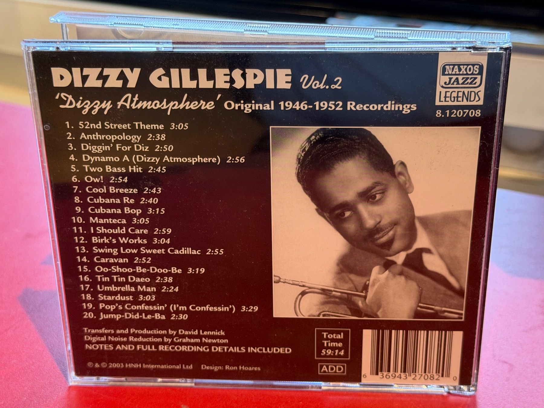 CDs: Dizzy Gillespie - Vol. 2 Dizzy Atmoshere - HF41B – Gebraucht aus Küsnacht ZH von JazzRecords 1