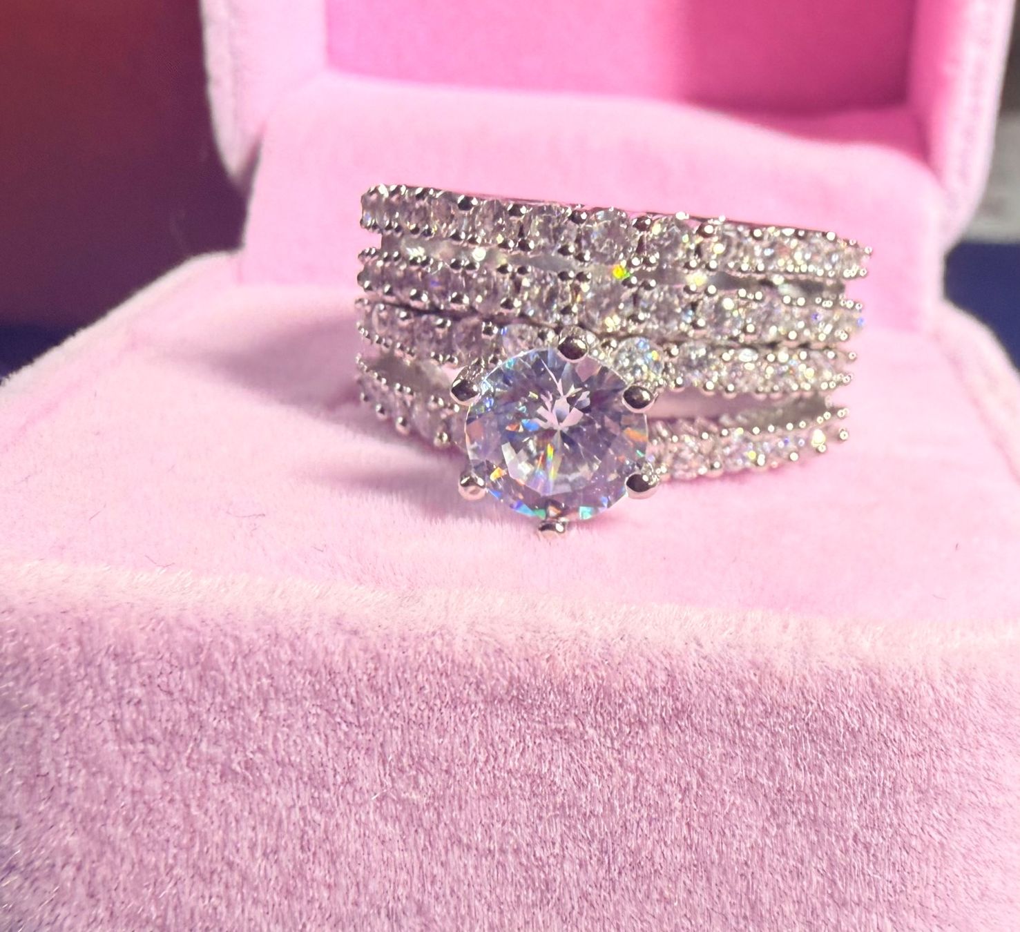 Ringe: Bague multiple zircones argenté taille 57 – Neu und originalverpackt aus St-Maurice von Sandrinette123 2