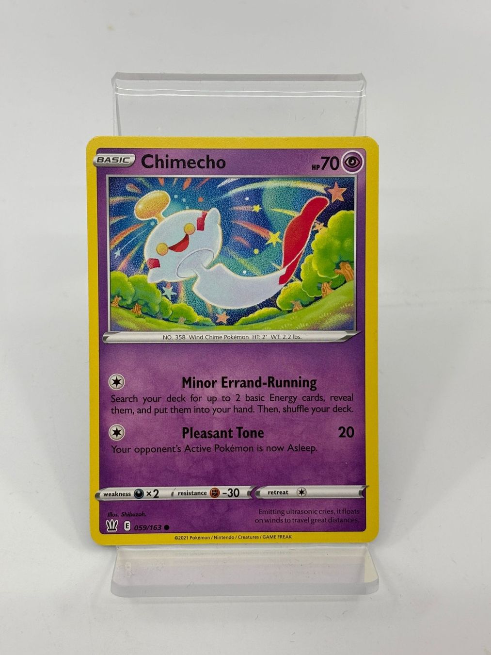 Pokémon Sammelbilder & Trading cards: Pokemon Chimecho 059/163 – Gebraucht aus Herisau von Pokemon2026