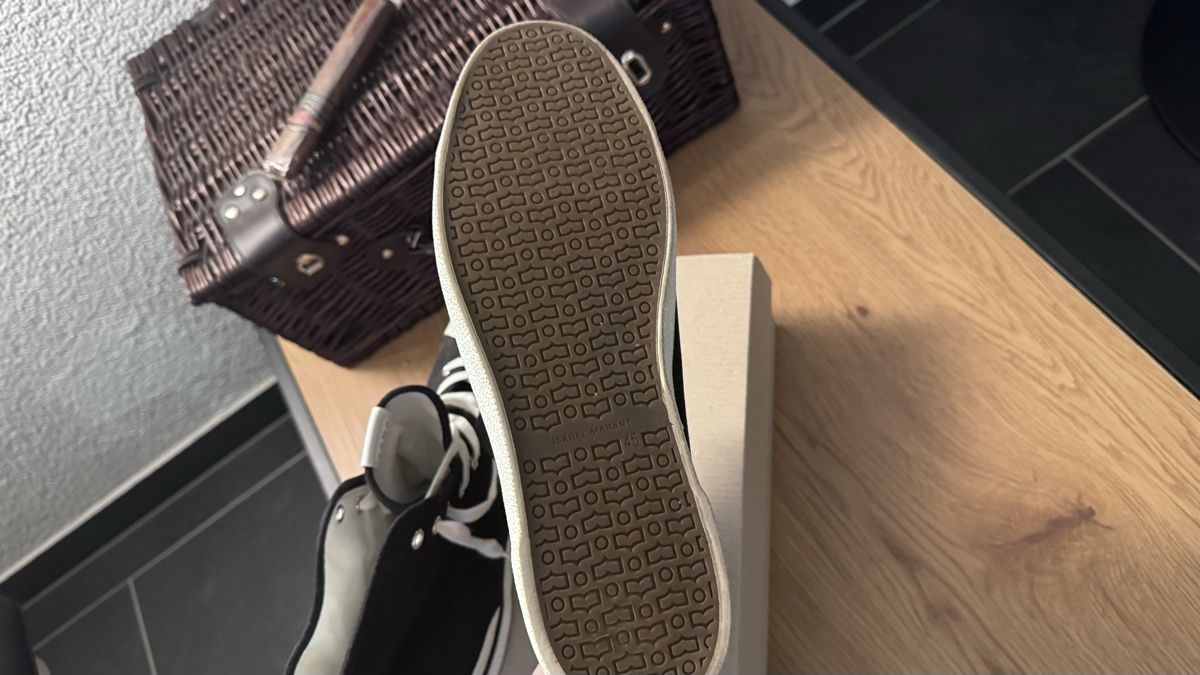 Isabel Marant Herrenschuhe: Isabel Marant Canvas Logo Sneakers - Black - Size 45 – Gebraucht aus Brugg AG von GiovanniVercetti 3