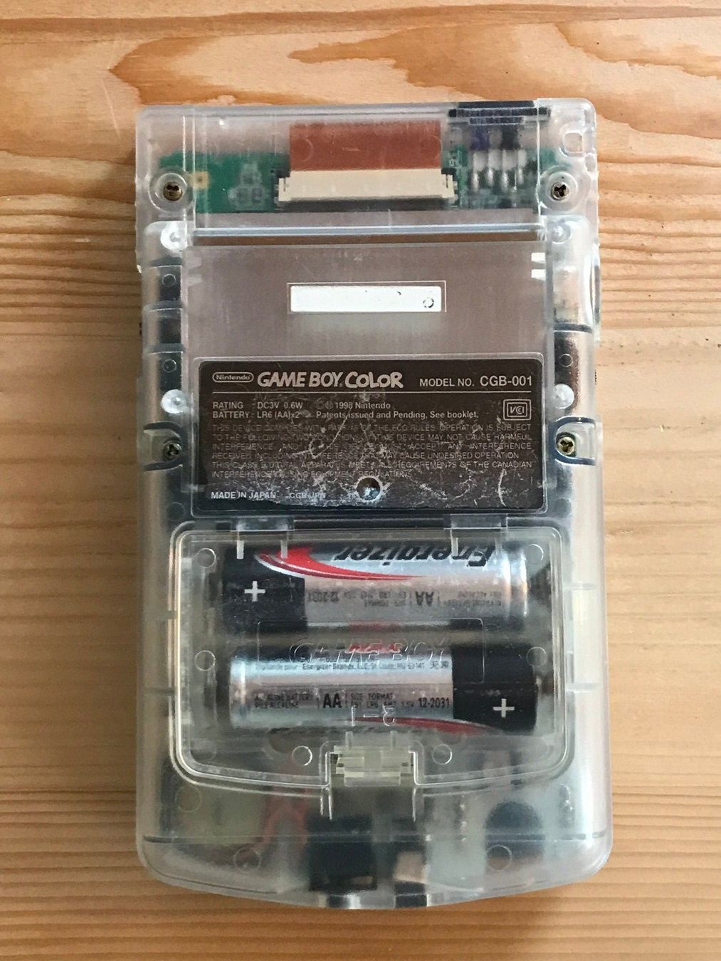 Nintendo Konsolen: Gameboy Color (clear transparent) – Gebraucht aus Hedingen von  2
