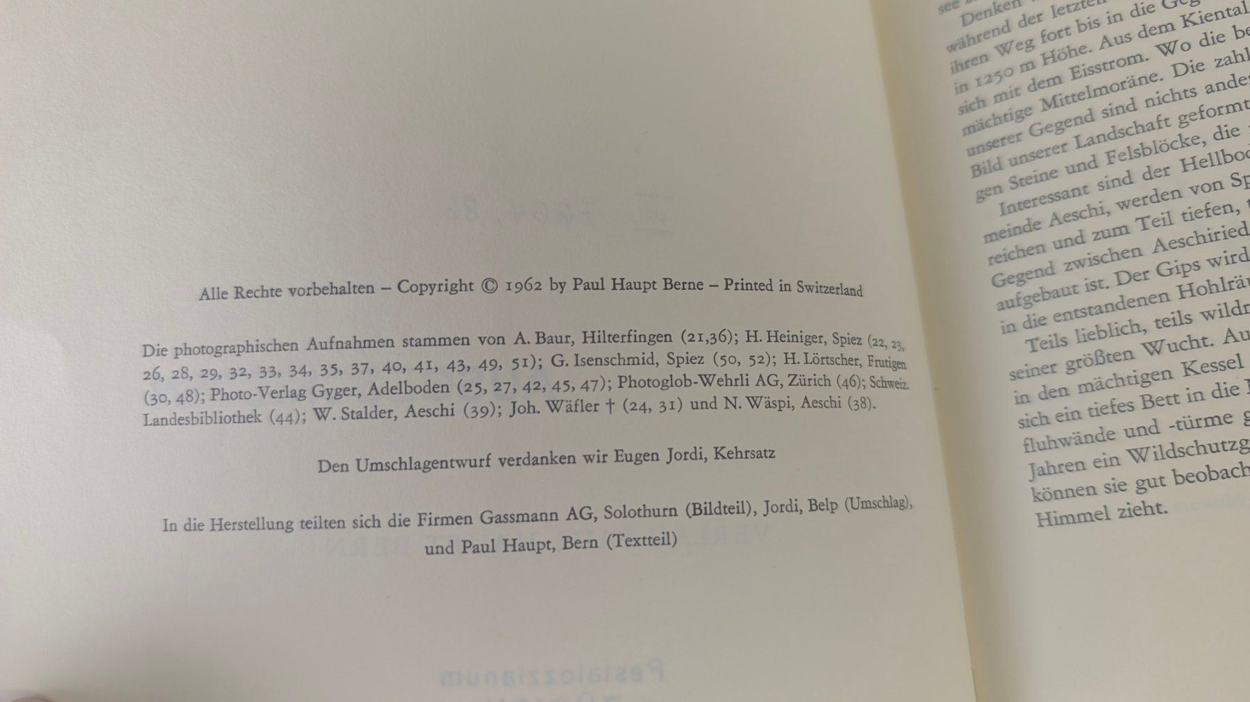 Libri: Berner Heimatbücher: Aeschi 1962 – Usato da Zürich venduto da axolottchen 4