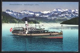 Salondampfer Uri auf dem Vierwaldstätte