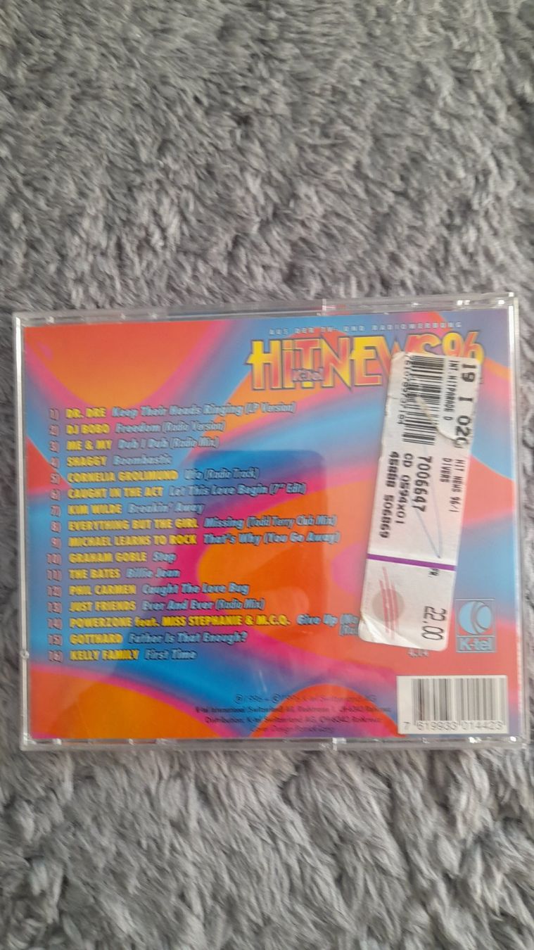 CD: HITNEWS 96  VOL 1    COMPILATION  CD – Usato da Wetzikon ZH venduto da Ramones01 1