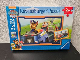 Neu - Ravensburger - Puzzle 2x12 Paw Patrol