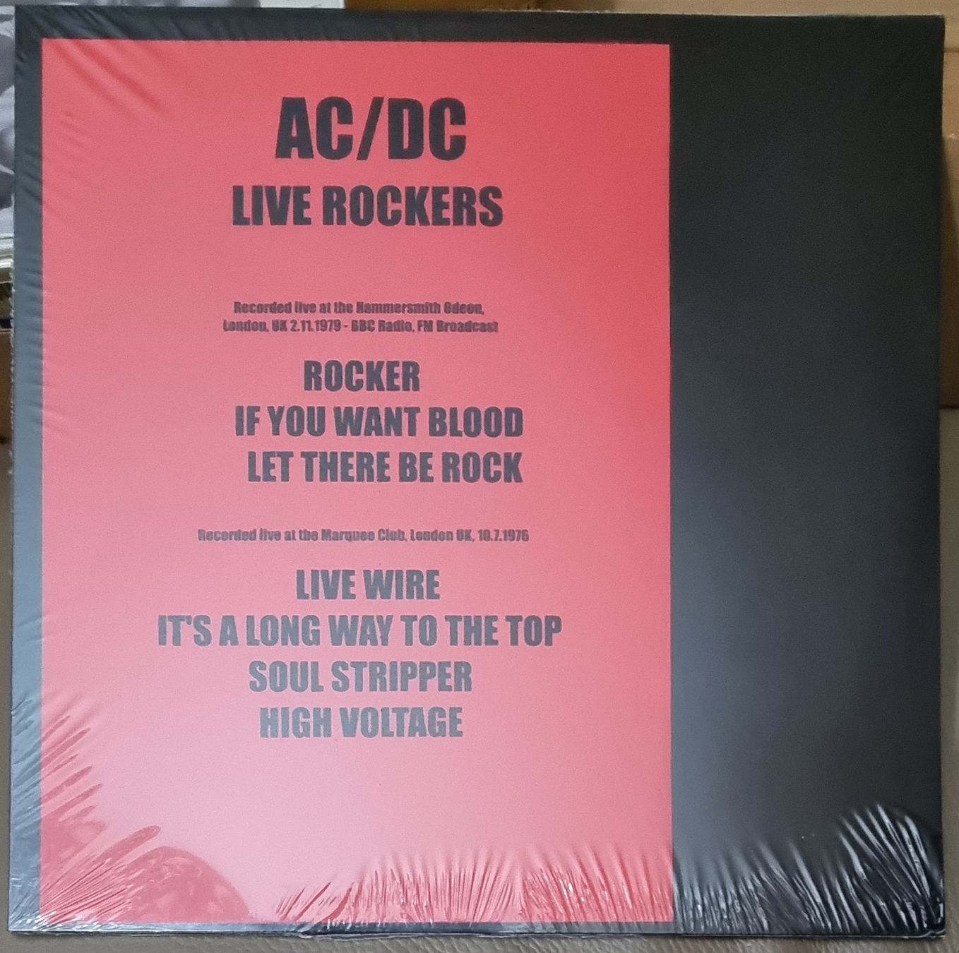 Dischi in vinile: AC DC Live Rückerstattung LP – Nuovo e nell'imballaggio originale da Thun venduto da MP1211