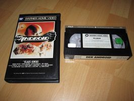 Der Android mit Klaus Kinski Warner Home Video VHS