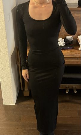 Langes Bodycon Kleid