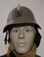 Feuerwehrhelm Berufsfeuerwehr Basel