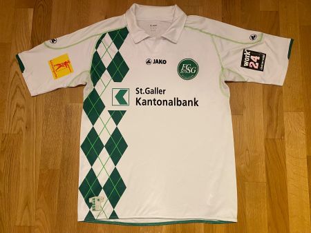 ORIGINAL FC ST'GALLEN 2010/11 TRIKOT FCSG JAKO SHIRT L