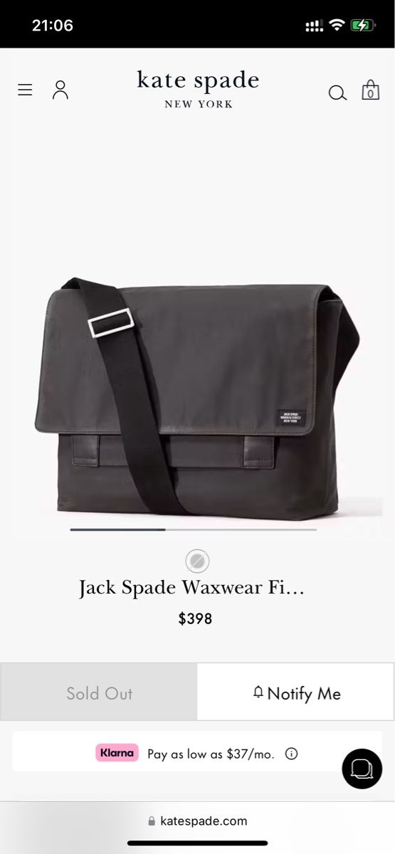 Borse: Jack Spade Waxwear Canvas Messenger Bag – Nuovo (secondo la descrizione) da Oberwil BL venduto da Stellochkas 9