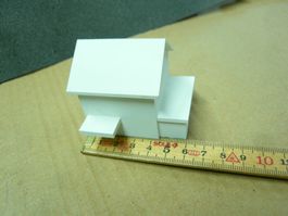 HAUS 1:200 PASSEND ZU SPUR N ODER Z WEISSE ROHLINGE AUS MDF