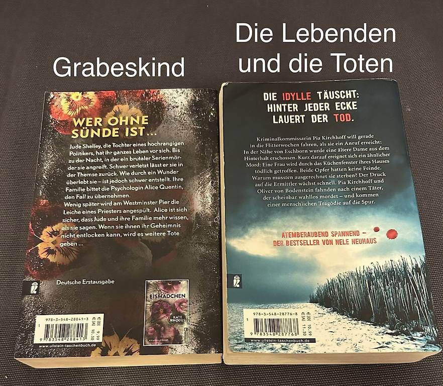 Bücher: Zwei Kriminalromane  – Gebraucht aus Riniken von sel_p98d 2