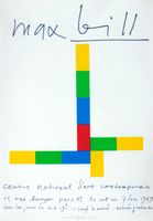 MAX BILL EXPO PARIS FRANCE 1969 - Affiche originale