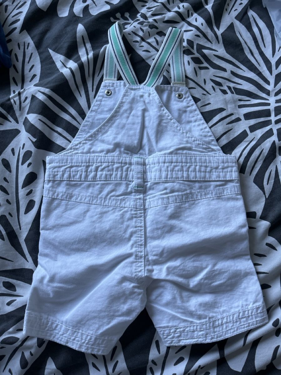 Pantaloni: Salopette blanche 3 mois 👶 – Nuovo e nell'imballaggio originale da Bramois venduto da cyr_sb8d 1