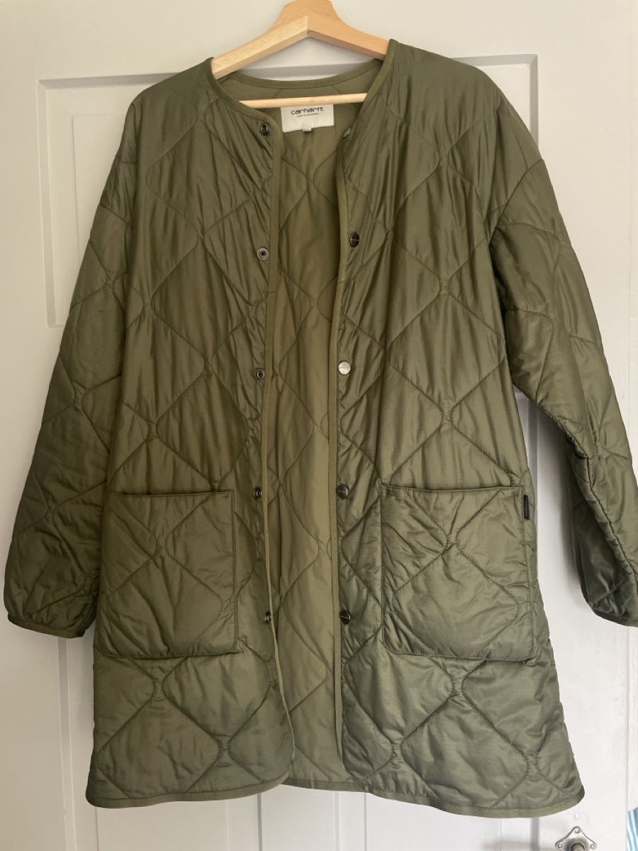 Carhartt Cappotti: Carhartt Steppjacke Jacke olive – Usato da Zürich venduto da M500ZH