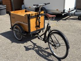Lastenfahrrad Fano-Tec mit Holzkiste