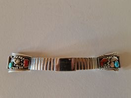 Silber Armband Uhrband Indianerschmuck Türkis