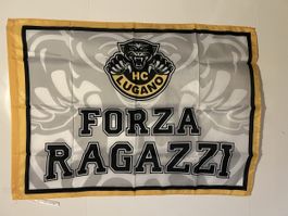 Bandiera HC Lugano “Forza Ragazzi”