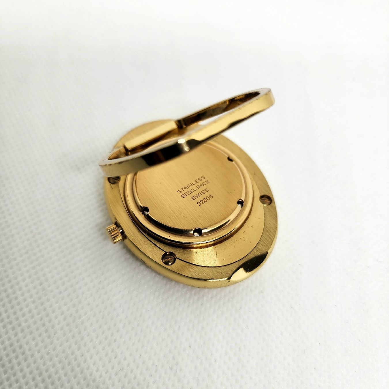 Bucherer Sveglie: Pendulette Bucherer quartz avec étui – Usato da Vevey venduto da var_5d8n 3