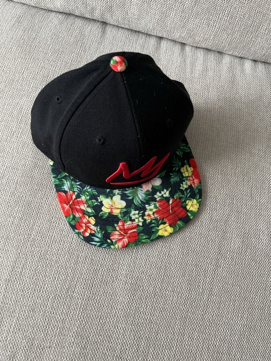 Copricapi, berretti & cappellini: Black Mammoth Snapback Cap with Floral Visor – Nuovo (secondo la descrizione) da Basel venduto da Rohan_007 2