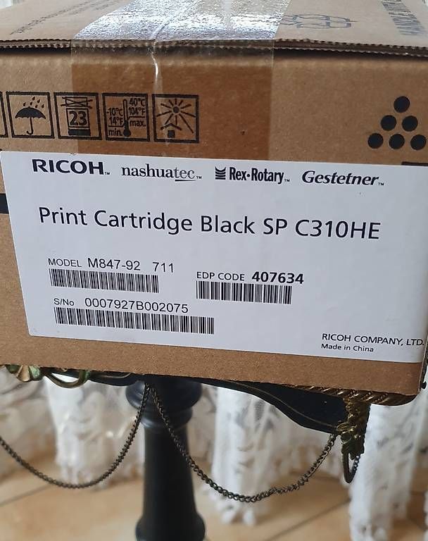 Ricoh Cartucce per stampanti & toner: Ricoh toner Black Sp c310HE – Usato da Erde venduto da zakleblanc 2