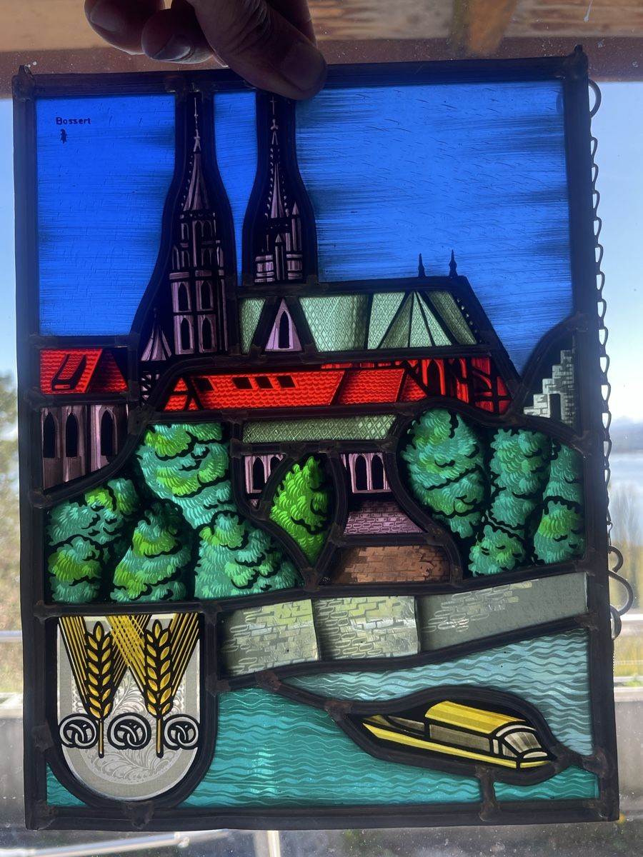 Altro in Antiquarato & Arte: Ancien Vitrail Bossert Bâle Ville – Usato da Vallamand venduto da Bricbracbroc82
